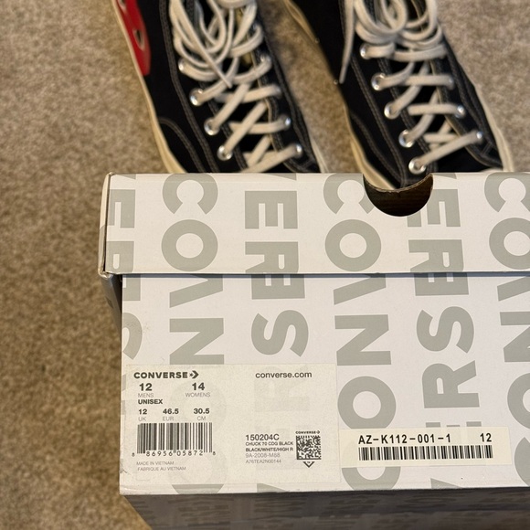 Converse X CDG - Chuck Taylor High - Black - US 12 - Picture 5 of 5